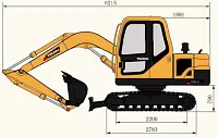 Экскаватор Yuchai YC80-9E