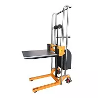 Гидравлический штабелер платформенный с электроподъемом JHLIFT EPS400-1300, г/п 400 кг, в/п 1300 мм