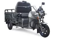 Грузовой электротрицикл Rutrike Вояж К1 1200 60V800W серебристый