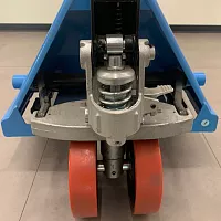 Низкопрофильная гидравлическая тележка (рохля) TOR RHP, 3000 кг, 1150х550 мм, с полиуретановыми колесами