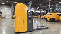 Тележка электрическая самоходная JHLIFT CBD 20X-A, 2000 кг, 1150 x 540 мм, с сиденьем оператора