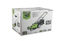 Газонокосилка Greenworks 40V (49 см) с АКБ 4 А/ч и ЗУ