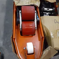 Гидравлическая тележка (рохля) CBY-AC 2.5, 2500 кг, 1150х550 мм, с резиновыми колесами