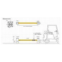 Ограждение для стеллажей eFlex Single RackEnd Barrier