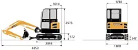 Миниэкскаватор Yuchai YC 35-SR