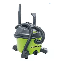 Строительный пылесос Greenworks G120WDV, 220V