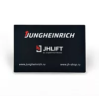 Самоклеющийся кардхолдер с логотипом бренда Jungheinrich