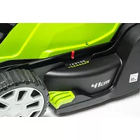 Газонокосилка аккумуляторная Greenworks G24X2LM41, 2*24V, 41 см, с 2хАКБ 4Ач и ЗУ