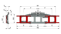 Тройной мультисайдшифтер KAUP 3T253B-L/Q-3
