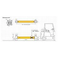 Ограждение для стеллажей iFlex Single RackEnd Barrier