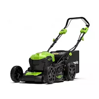 Самоходная газонокосилка Greenworks GD40LM46SPK4, 40V, 46 см, в комплекте с АКБ 4АЧ и ЗУ