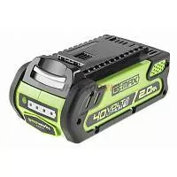 Аккумулятор GreenWorks G40B2, 40 В, 2 Ач