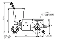 Электрический тягач ML-800, б/м 8000 кг