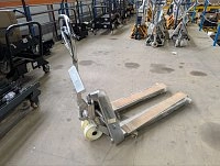 Гидравлическая тележка (рохля) из нержавеющей стали Jungheinrich AM I20 N-GN, 2000 кг, 1140х520 мм, с нейлоновыми колесами