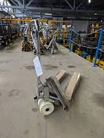 Гидравлическая тележка (рохля) из нержавеющей стали Jungheinrich AM I20 N-GN, 2000 кг, 1140х520 мм, с нейлоновыми колесами