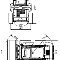 Мини-погрузчик L1004 Speed+ с двойной скоростью, камерой заднего хода и плавающим клапаном