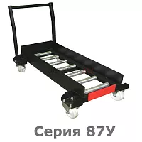 Роликовый стол одинарный перекатной для батареи (87У)