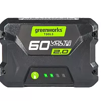 Аккумулятор Greenworks G60B2, 60 В, 2 Ач