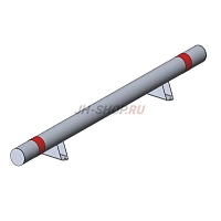 Колесоотбойник мет. усиленный КМ-2000/108х3 прямой на двух лапах