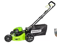 Газонокосилка аккумуляторная Greenworks GD60LM46HP 60V (46 см) с 4 А.ч АКБ и ЗУ