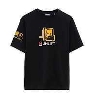 Футболка JHLIFT черная унисекс