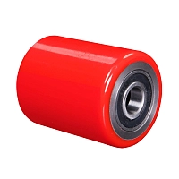 Коротковильная гидравлическая тележка (рохля) JHLIFT BF25-H, 2500 кг, 800х550 мм, усилен., с полиуретановыми колесами