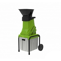 Измельчитель садовый электрический Greenworks GACSB, 220V, 2500W с контейнером