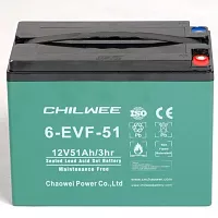 Тяговый гелевый аккумулятор CHILWEE 6-EVF-51 для поломоечной машины LavorPRO Quick 36