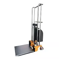 Гидравлический штабелер платформенный с электроподъемом JHLIFT EPS400-1300, г/п 400 кг, в/п 1300 мм