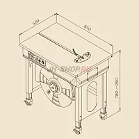 Полуавтоматическая стреппинг машина TP-502