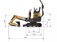 Миниэкскаватор Yuchai YC10-9