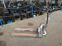 Гидравлическая тележка (рохля) из нержавеющей стали Jungheinrich AM I20 N-GN, 2000 кг, 1140х520 мм, с нейлоновыми колесами