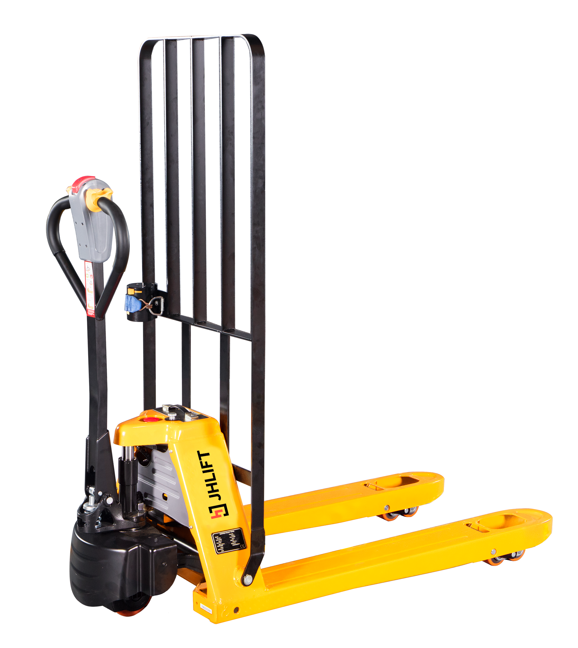 Тележка электрическая самоходная JHLIFT EPT 20H с защитной решеткой груза, 2000 кг, 1150 x 550 мм, Li-Ion с батареей 48V, 15 Ah