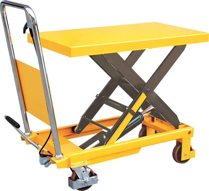 Подъемный ручной гидравлический стол JHLIFT PT150, г/п 150 кг, 700х450х35 мм