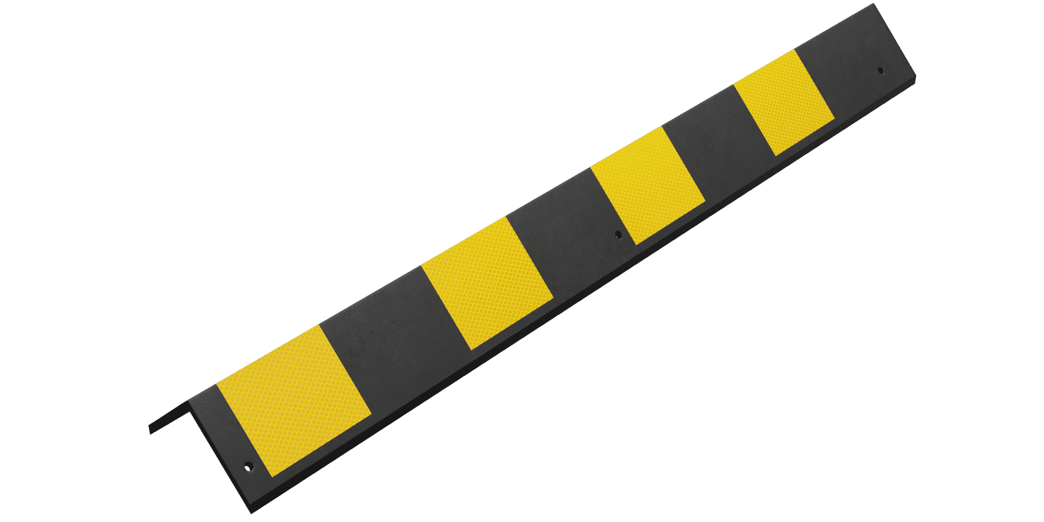 Демпфер угловой резиновый прямые светоотражатели ДУ-8-900