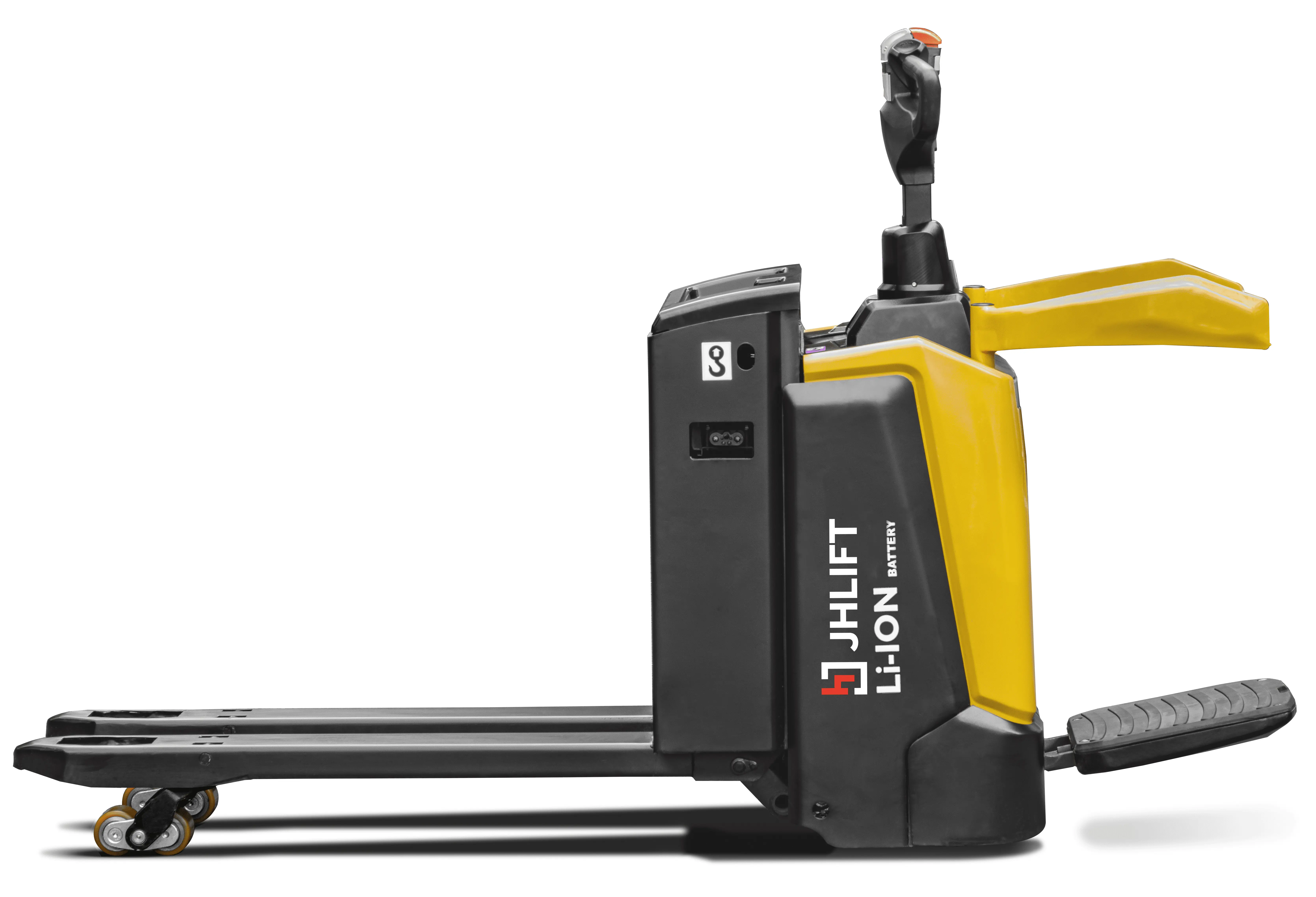 Тележка электрическая самоходная JHLIFT CBD 20X-S, 2000 кг, 1150 x 540 мм, с местом оператора, Li-Ion батарея