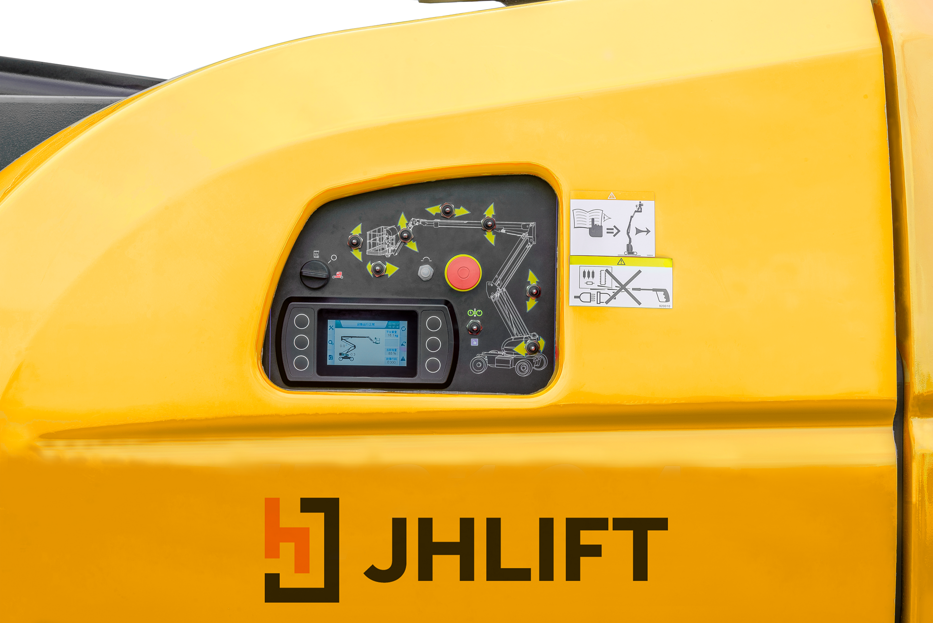 Электрический коленчатый подъемник JHLIFT HZ210P, р/в 20800 мм, г/п 255 кг