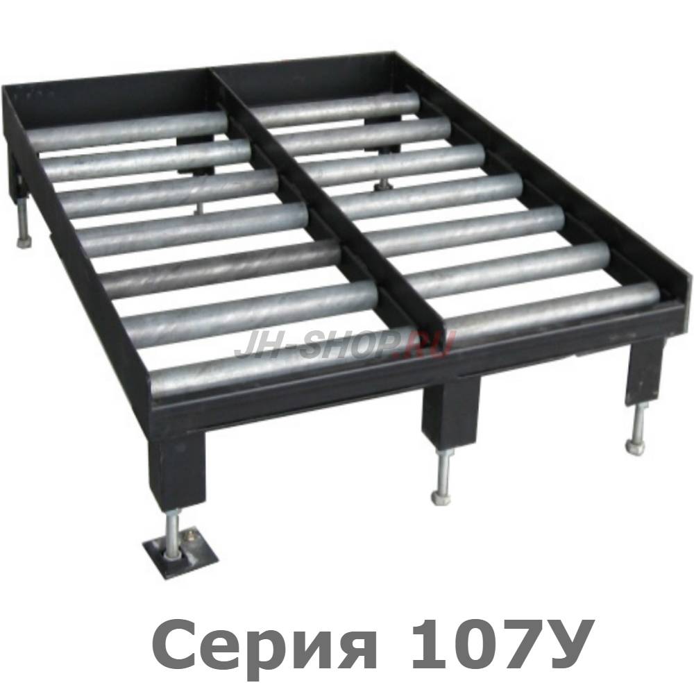 Роликовый стол двойной стационарный для батареи (107У)
