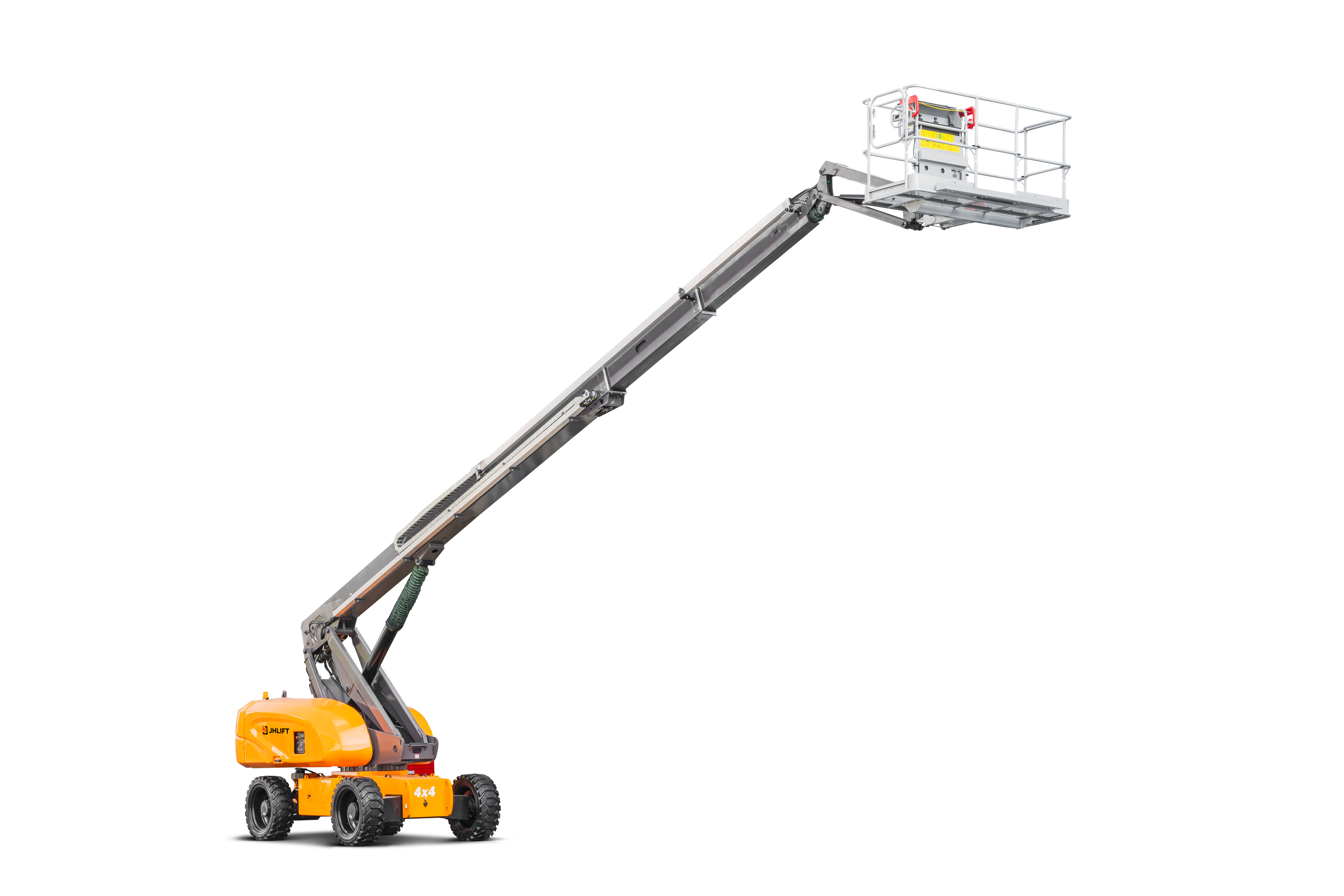 Электрический телескопический подъемник JHLIFT HB230P, р/в 23400 мм, г/п 460/310 кг