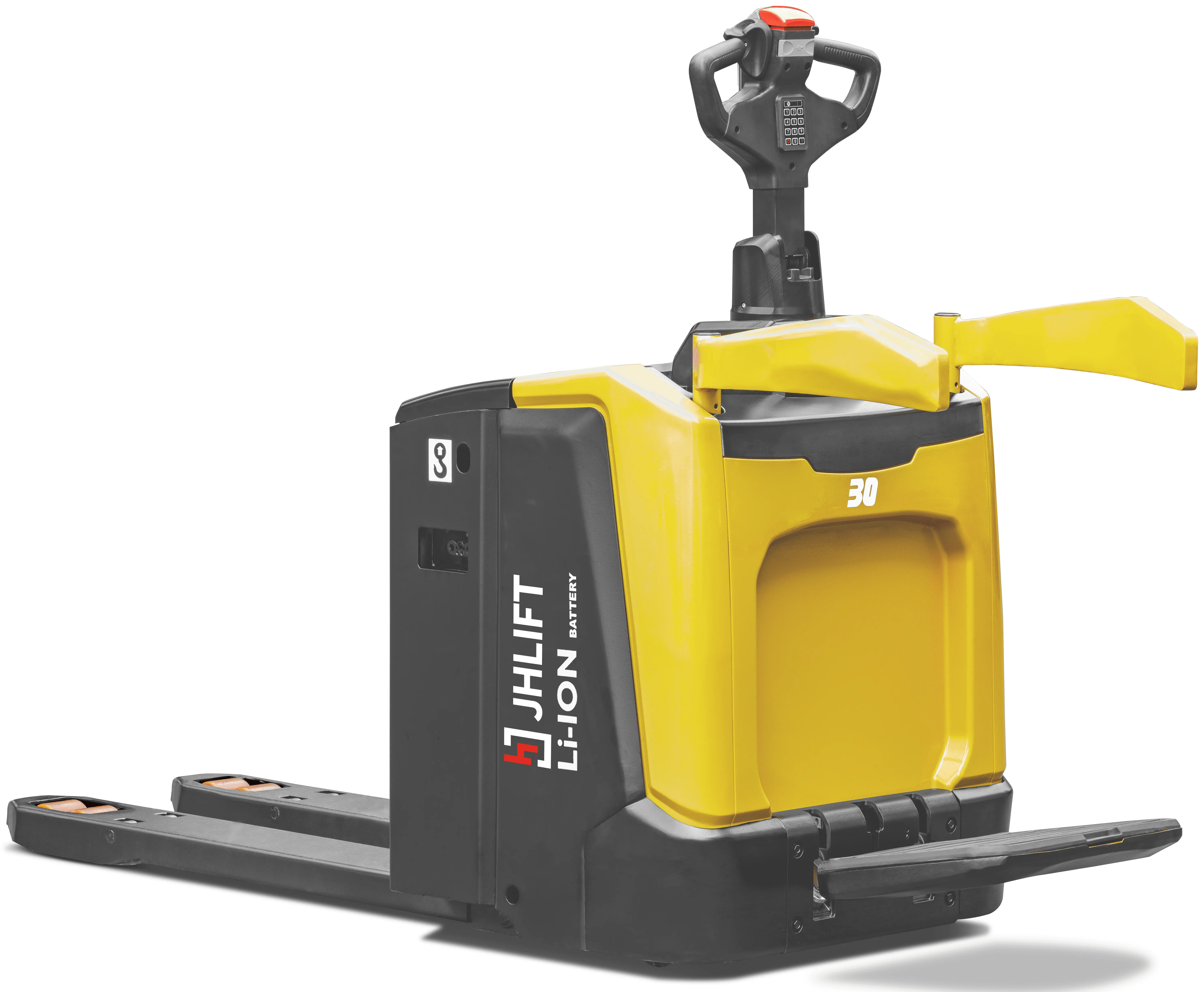 Тележка электрическая самоходная JHLIFT CBD 20X-S, 2000 кг, 1150 x 540 мм, с местом оператора, Li-Ion батарея