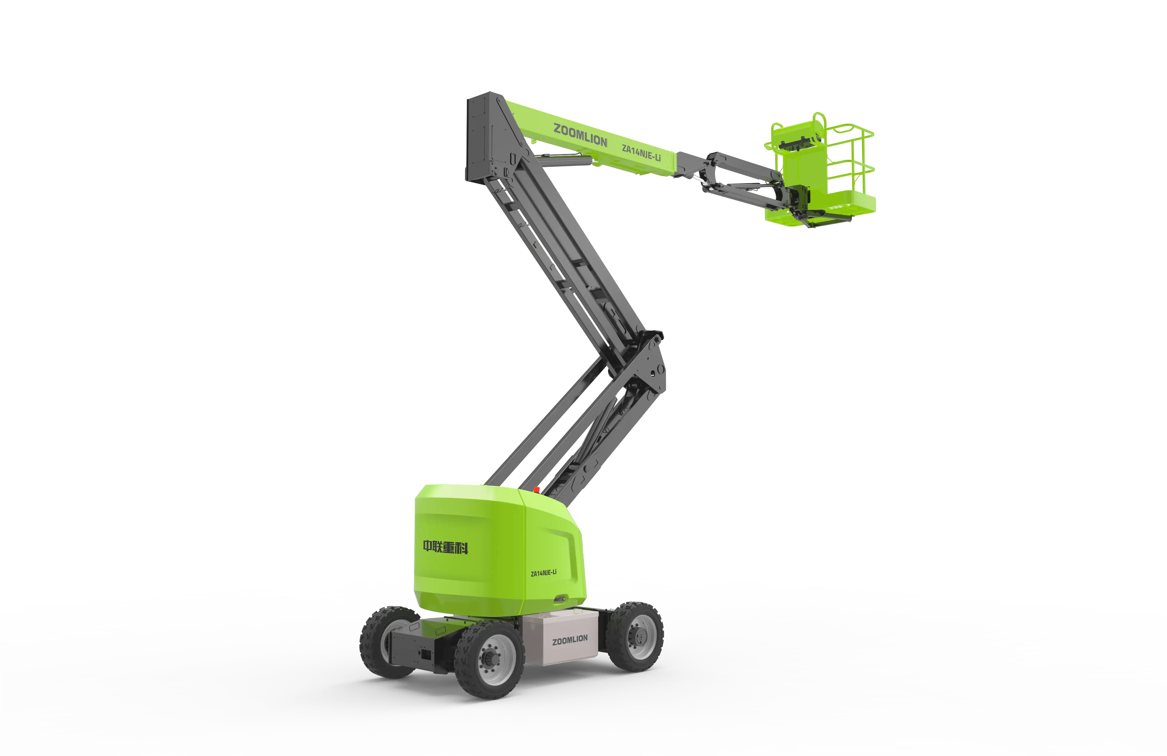 Электрический коленчатый подъемник ZOOMLION ZA14NJE-Li, р/в 16000 мм, г/п 230 кг