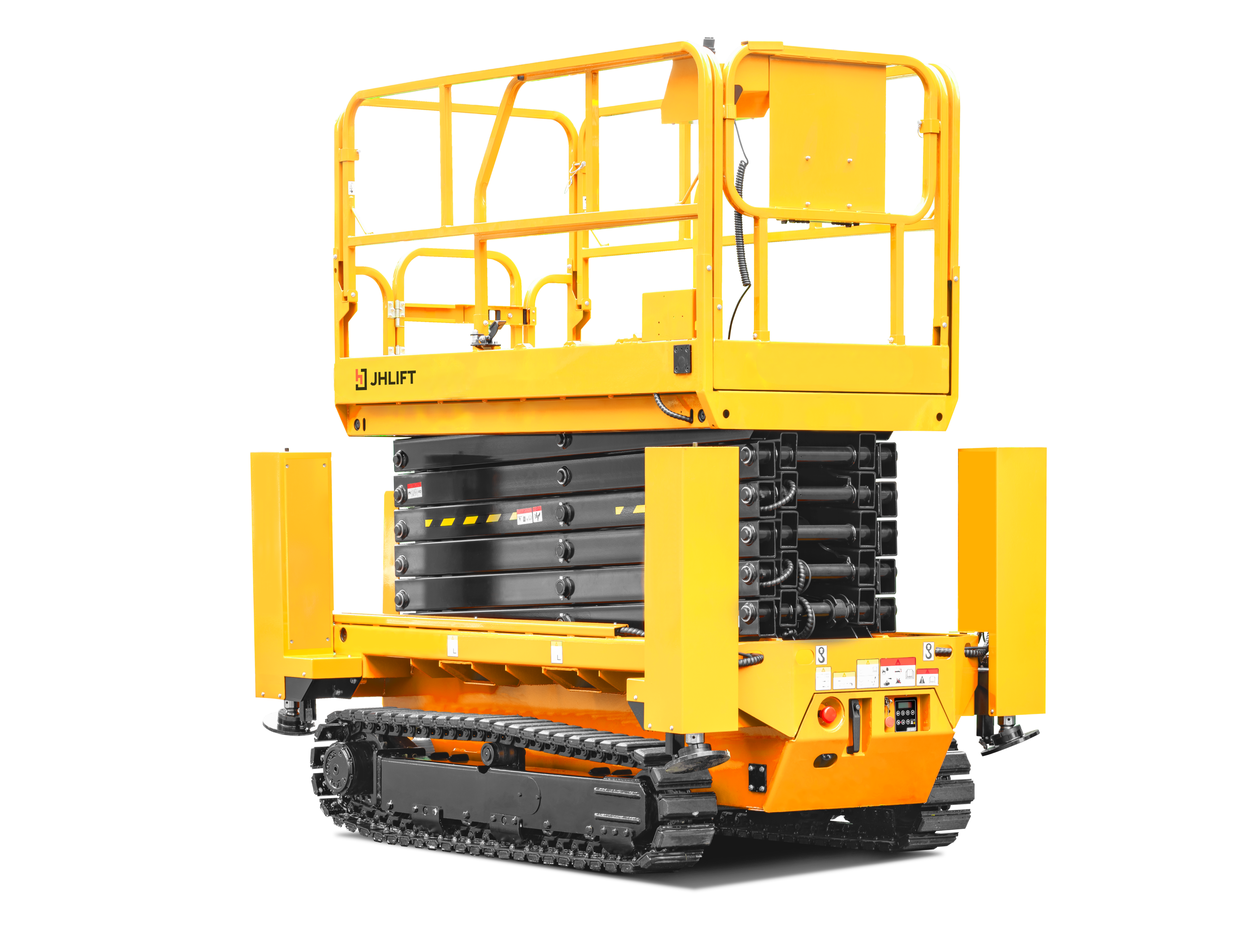 Электрический ножничный подъемник JHLIFT HS1214TP, р/в 12000 мм, г/п 320 кг