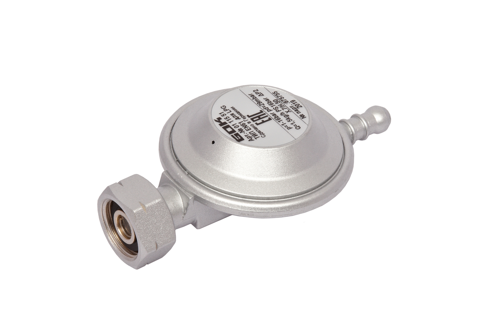 Регулятор давления с вентилем СНГ, 1,5 кг/ч, 30 мбар