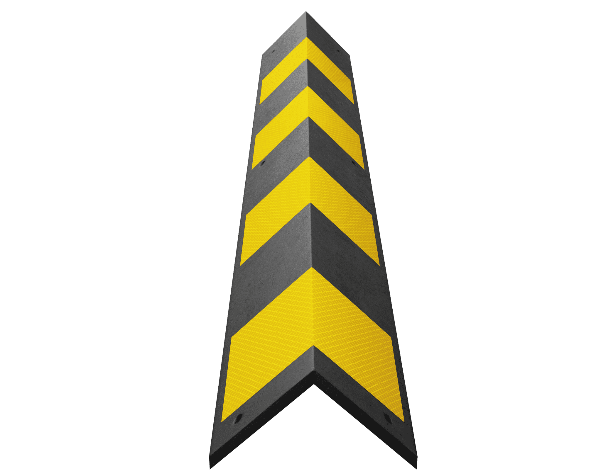 Демпфер угловой резиновый прямые светоотражатели ДУ-8-900