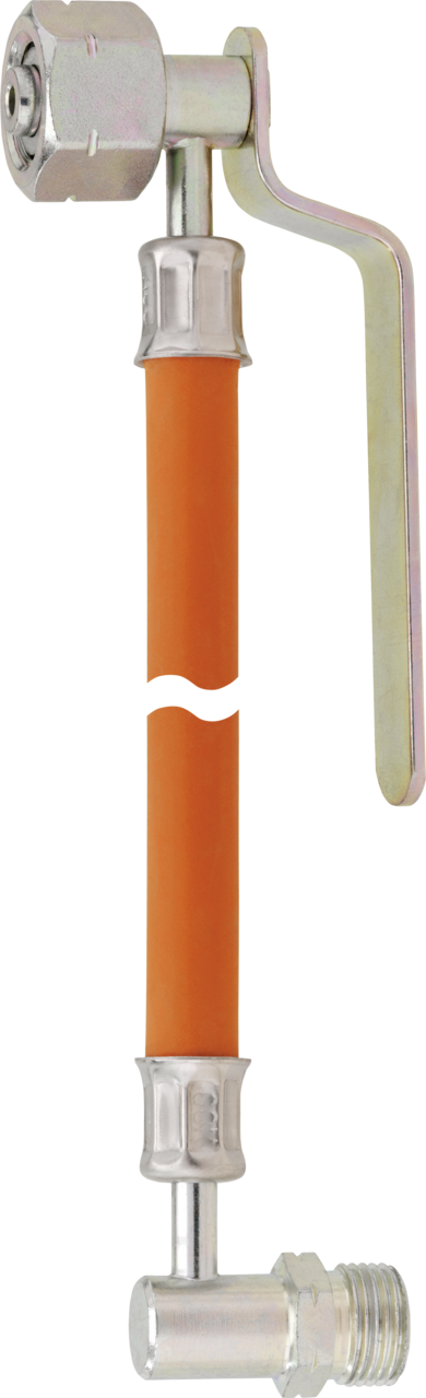 Газовый шланг GOK GFx400, 30 бар, латунь, сталь