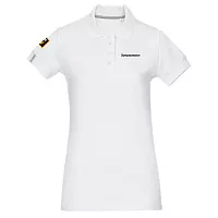 Футболка-поло женская белая