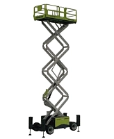 Самоходный ножничный подъемник (дизельный) ZOOMLION ZS1023RT, р/в 12000 мм, г/п 1150 кг