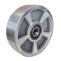 Большегрузная гидравлическая тележка (рохля) JHLIFT AC50-H, 5000 кг, 1150х550 мм, с железными колесами