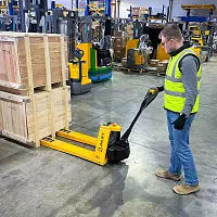 Тележка электрическая самоходная JHLIFT EPT 20H, 2000 кг, 1150 x 550 мм, Li-Ion с двумя батареями 48V 15 Ah