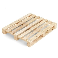 Поддон деревянный 1200х1000 мм, 1 сорт (новый) после термической сушки